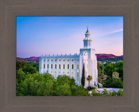 St George Temple - From the Trees by Scott Jarvie