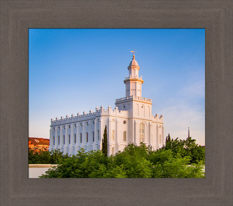 St George Temple - First Light by Scott Jarvie