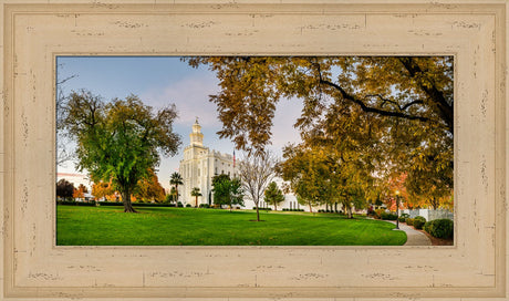 St George Temple - Fall Colors by Scott Jarvie