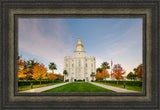 St George Temple - Autumn Path by Scott Jarvie