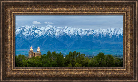 Logan Temple - Wellsville Mountains by Scott Jarvie