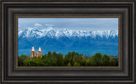 Logan Temple - Wellsville Mountains by Scott Jarvie