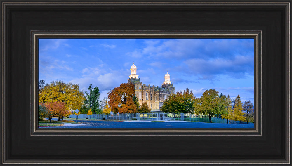 Logan Temple - Street in the Fall by Scott Jarvie