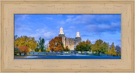 Logan Temple - Street in the Fall by Scott Jarvie