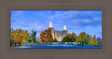 Logan Temple - Street in the Fall by Scott Jarvie