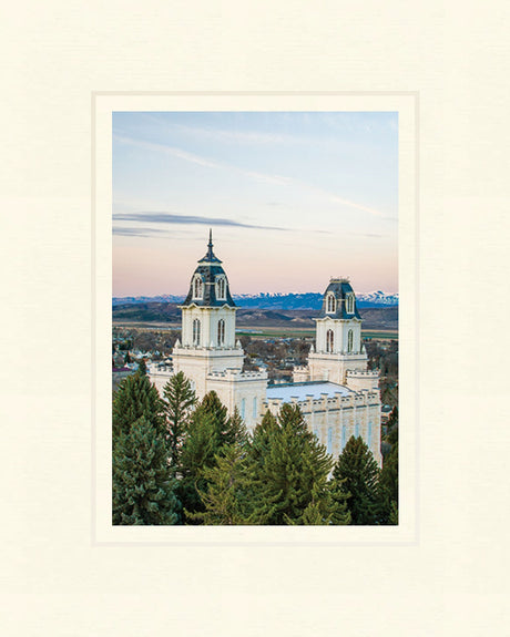 Manti Temple - Above the Trees by Scott Jarvie