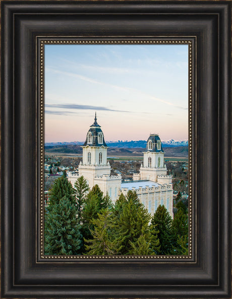 Manti Temple - Above the Trees by Scott Jarvie