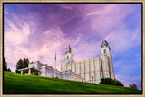 Manti Temple - Purple Hill by Scott Jarvie