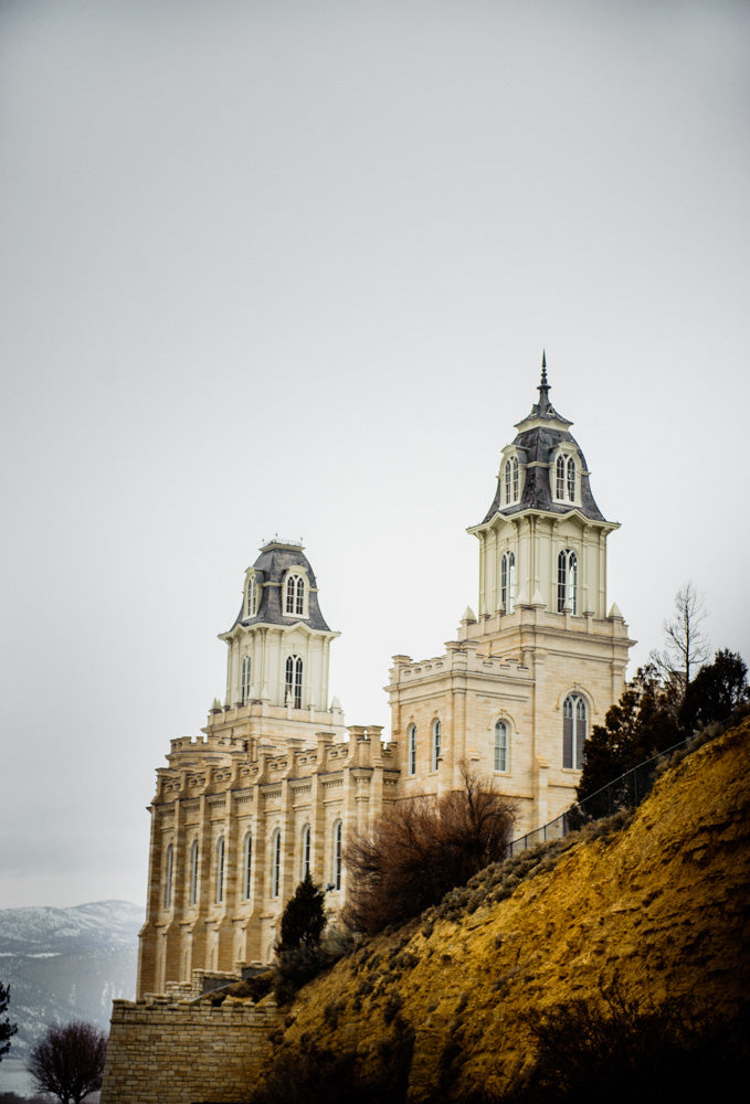 Manti Temple - Behind the Hill by Scott Jarvie