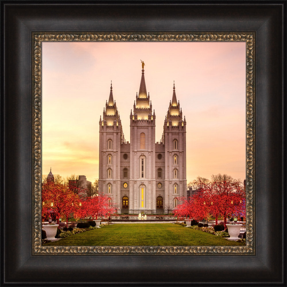 Salt Lake Temple - Christmas by Scott Jarvie