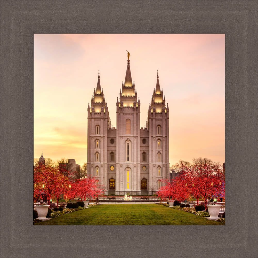 Salt Lake Temple - Christmas by Scott Jarvie