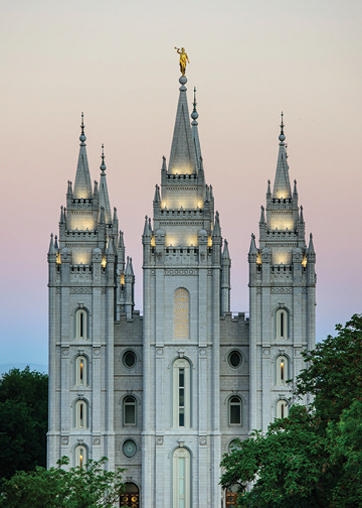 Salt Lake Temple - Morning by Scott Jarvie