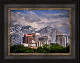 Salt Lake Temple - Downtown View by Scott Jarvie