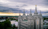 Salt Lake Temple - From Above by Scott Jarvie