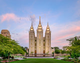 Salt Lake Temple - Spring Splendor by Scott Jarvie