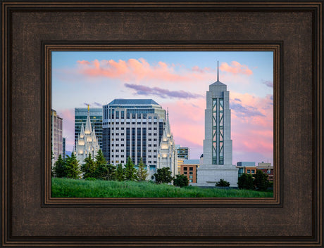 Salt Lake Temple - From the Rooftops by Scott Jarvie