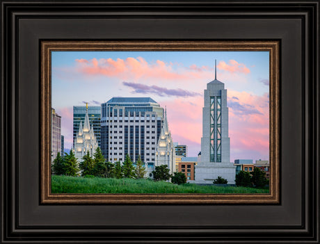 Salt Lake Temple - From the Rooftops by Scott Jarvie