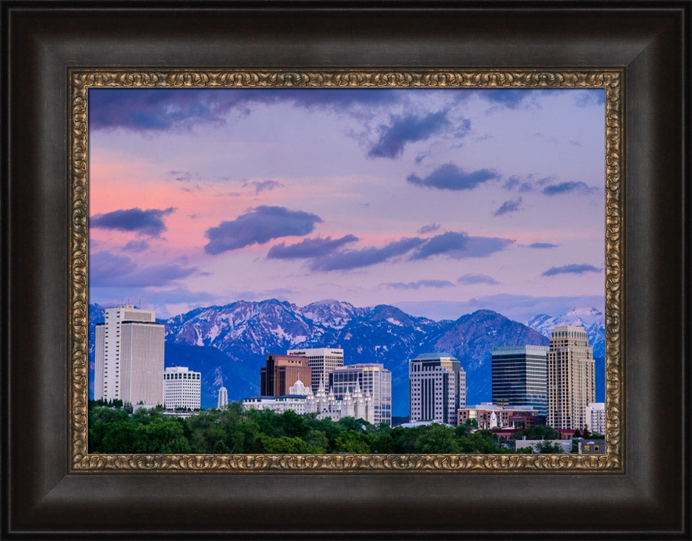 Salt Lake Temple - Skyline by Scott Jarvie