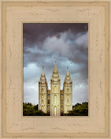 Salt Lake Temple - Storm Clouds by Scott Jarvie