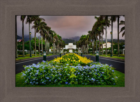 Laie Temple - Down the Road by Scott Jarvie