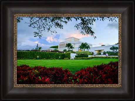 Laie Temple - Through the Trees by Scott Jarvie