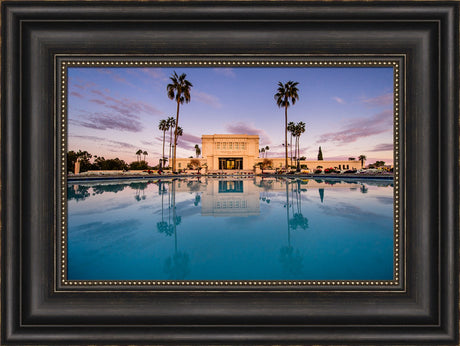 Mesa Temple - Sunset Reflection by Scott Jarvie