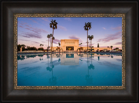 Mesa Temple - Sunset Reflection by Scott Jarvie