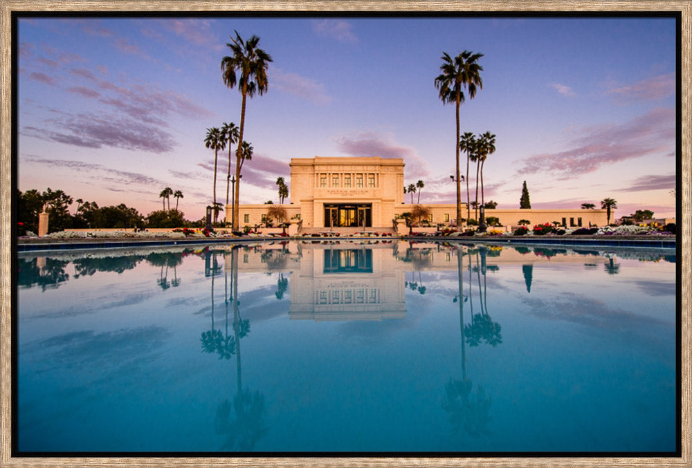 Mesa Temple - Sunset Reflection by Scott Jarvie