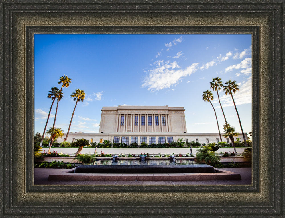 Mesa Temple - Garden Fountain by Scott Jarvie