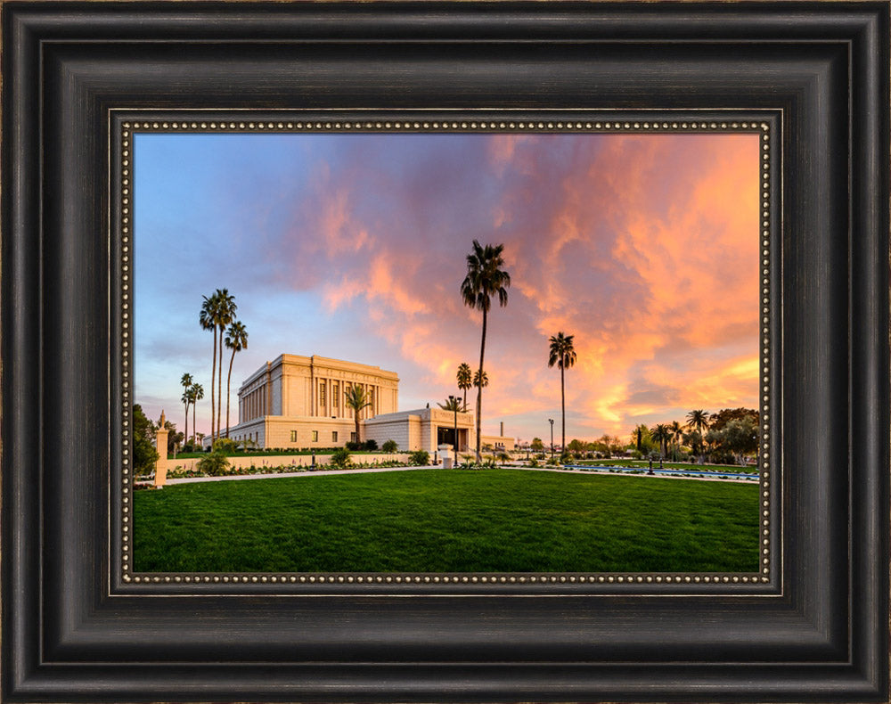 Mesa Temple - Sunset on Fire by Scott Jarvie