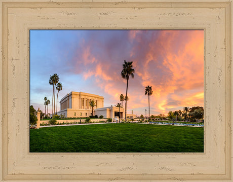 Mesa Temple - Sunset on Fire by Scott Jarvie