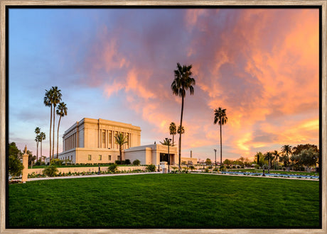 Mesa Temple - Sunset on Fire by Scott Jarvie