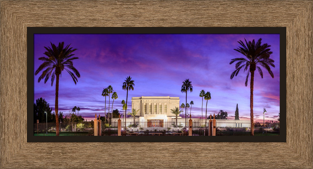 Mesa Temple - Purple Dusk by Scott Jarvie