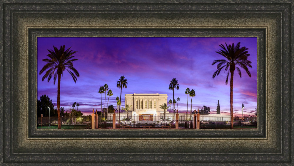 Mesa Temple - Purple Dusk by Scott Jarvie