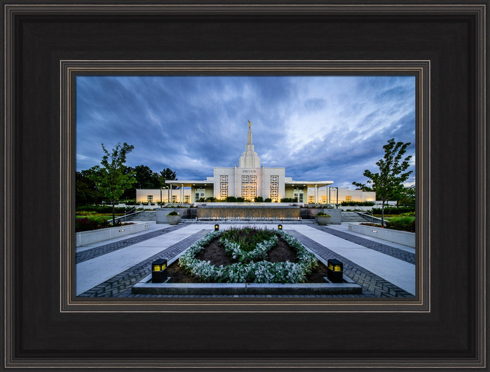 Idaho Falls Temple - From the Front by Scott Jarvie