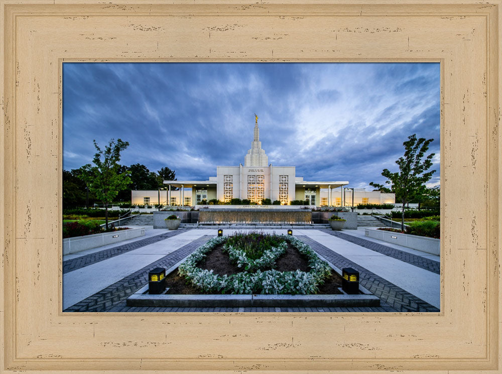 Idaho Falls Temple - From the Front by Scott Jarvie