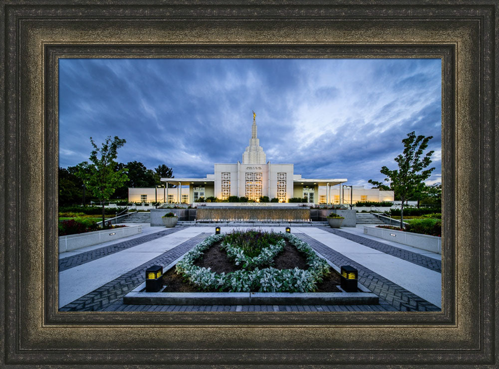 Idaho Falls Temple - From the Front by Scott Jarvie