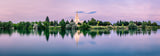 Idaho Falls Temple - Blue Sunset Reflection by Scott Jarvie