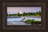 Idaho Falls Temple - The Falls by Scott Jarvie