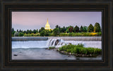 Idaho Falls Temple - The Falls by Scott Jarvie