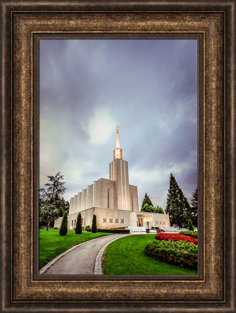 Bern Switzerland Temple - Walkway by Scott Jarvie