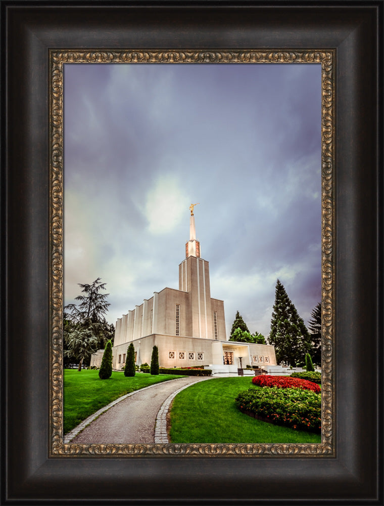 Bern Switzerland Temple - Walkway by Scott Jarvie