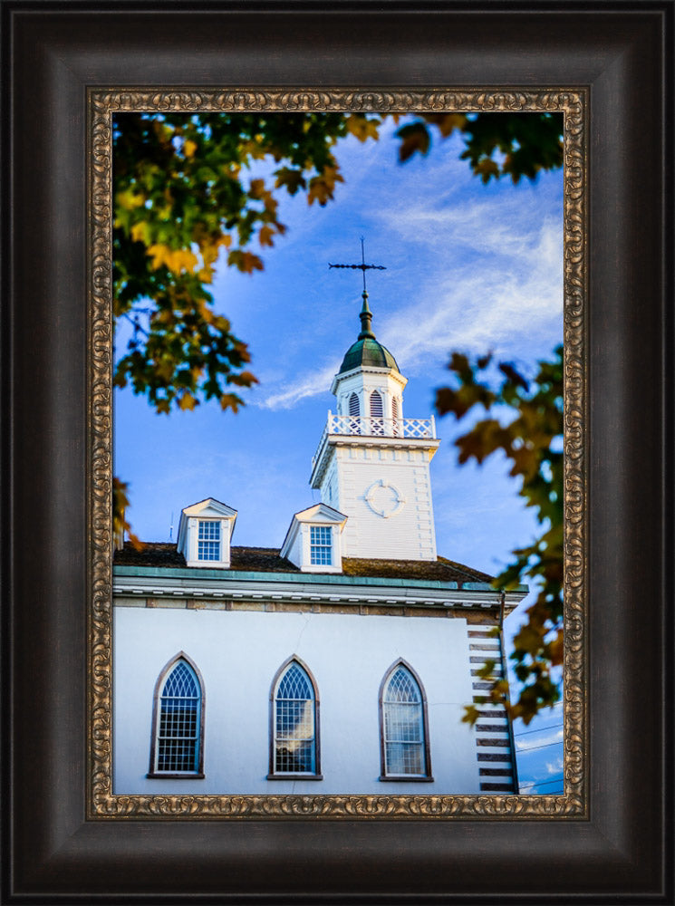 Kirtland Temple - Through the Trees by Scott Jarvie