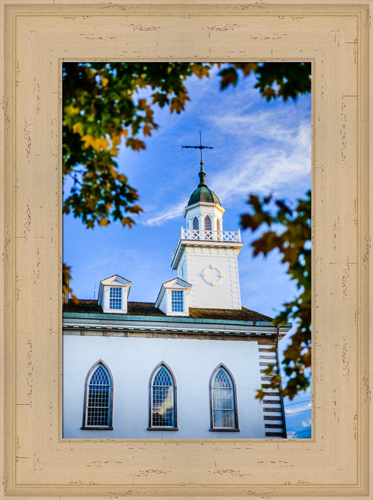 Kirtland Temple - Through the Trees by Scott Jarvie