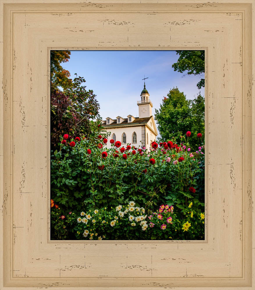 Kirtland Temple- Flowers by Scott Jarvie