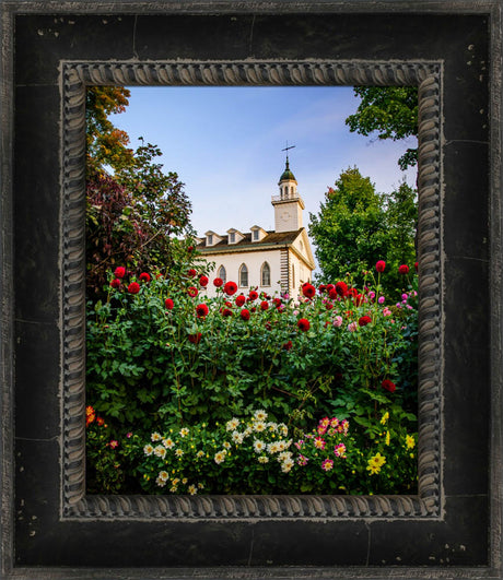 Kirtland Temple- Flowers by Scott Jarvie