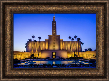 Los Angeles Temple - Evening Reflection by Scott Jarvie