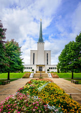 London Temple - Flower Entrance by Scott Jarvie