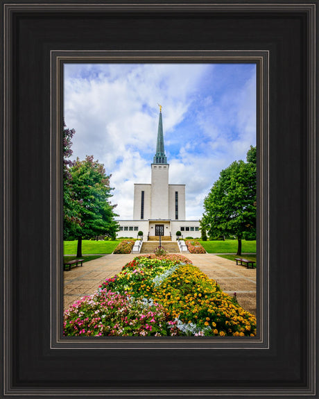 London Temple - Flower Entrance by Scott Jarvie