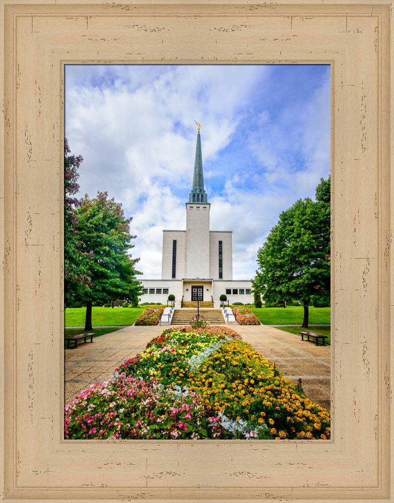 London Temple - Flower Entrance by Scott Jarvie